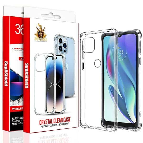 For Motorola Moto SupRShield Heavy Duty Soft Clear Shockproof Case Cover