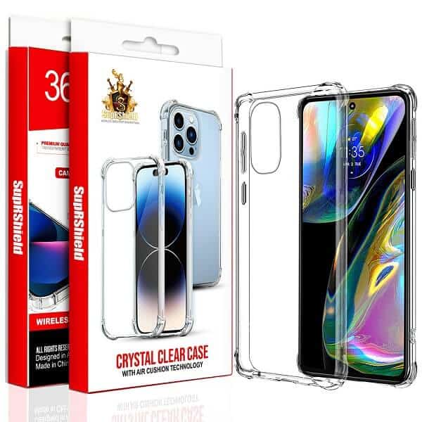 For Motorola Moto SupRShield Heavy Duty Soft Clear Shockproof Case Cover