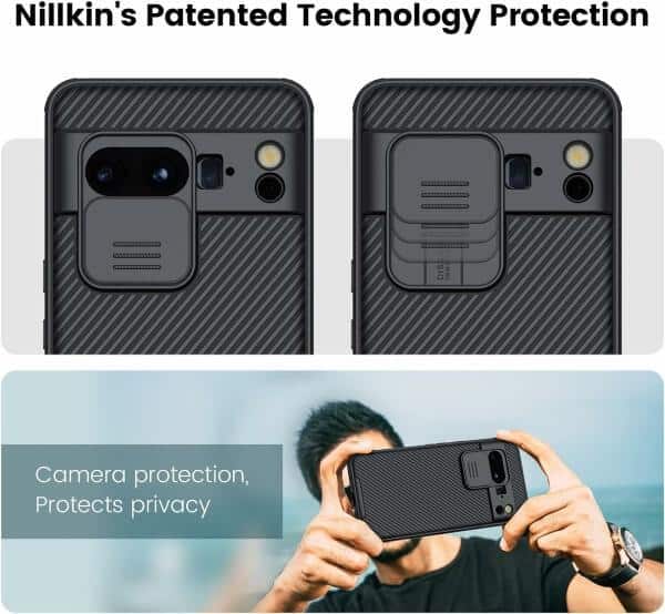 Nillkin For Google Pixel CamShield Series Shockproof Heavy Duty Protective Case With Slide Camera Cover