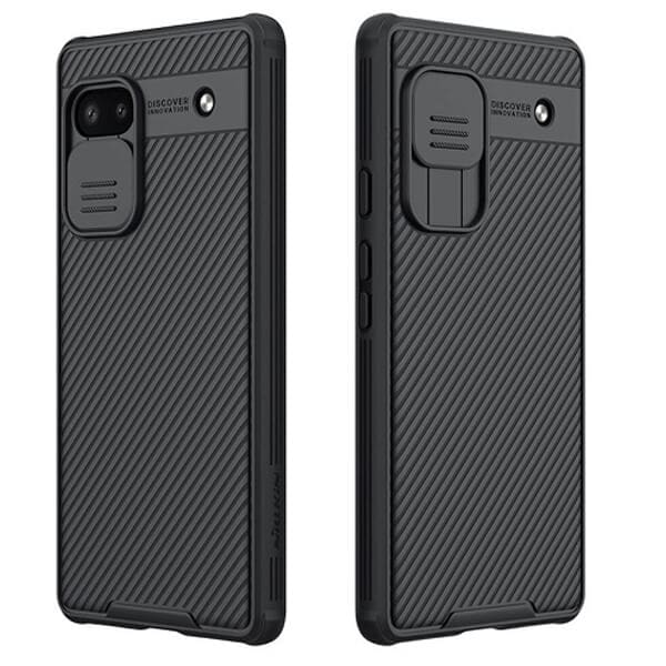 Nillkin Google Pixel 6A CamShield Series Slim Stylish Protective Case with Slide Camera Cover (Black)