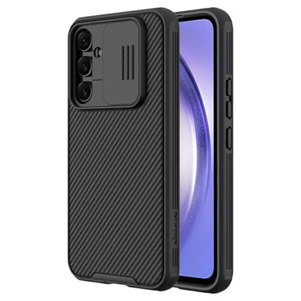 Nillkin Samsung Galaxy A54 5G Case, CamShield Series Slim Stylish Protective Case with Slide Camera Cover - Black