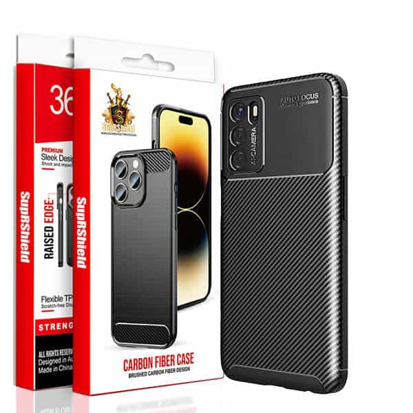 For Oppo Case Shockproof Heavy Duty Rugged Anti Knock Back Cover (Black)