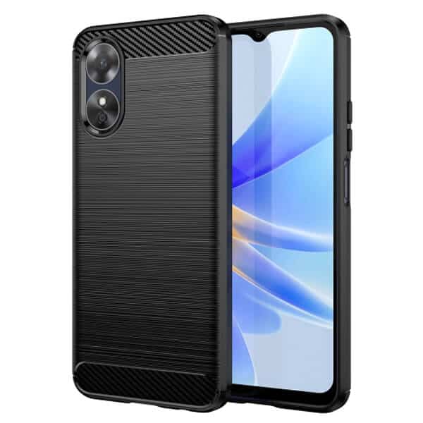 For Oppo Case Shockproof Heavy Duty Rugged Anti Knock Back Cover (Black)