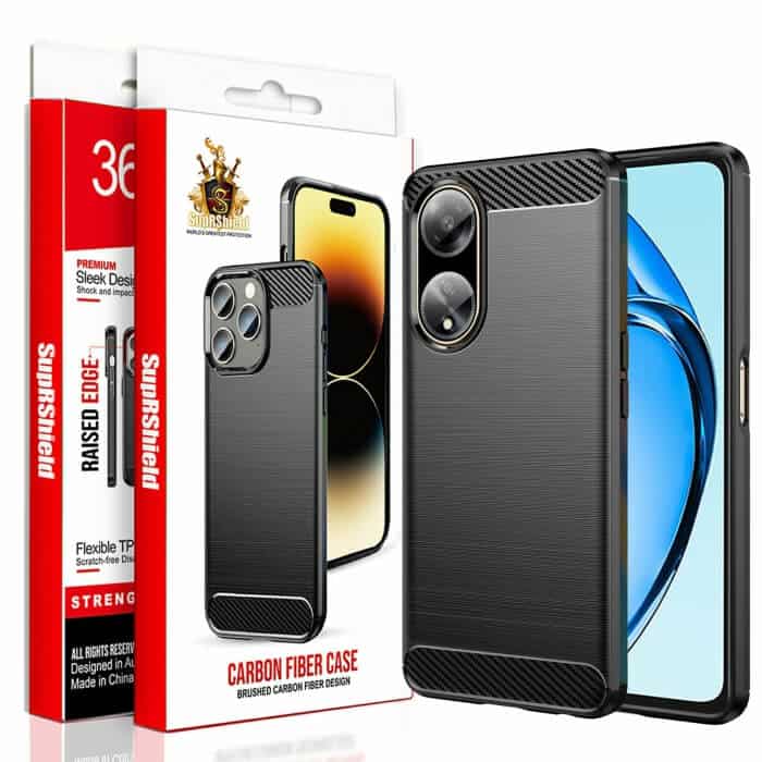 For Oppo Case Shockproof Heavy Duty Rugged Anti Knock Back Cover (Black)