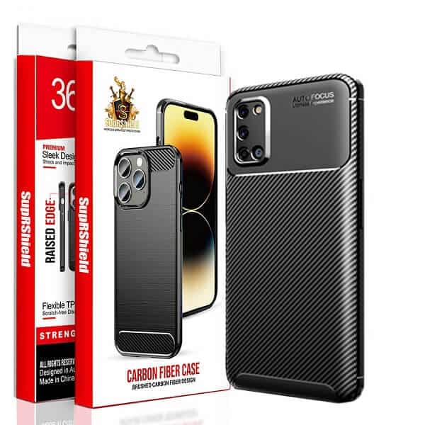 For Oppo Case Shockproof Heavy Duty Rugged Anti Knock Back Cover (Black)