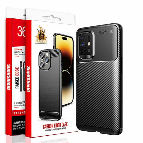 For Oppo Case Shockproof Heavy Duty Rugged Anti Knock Back Cover (Black)