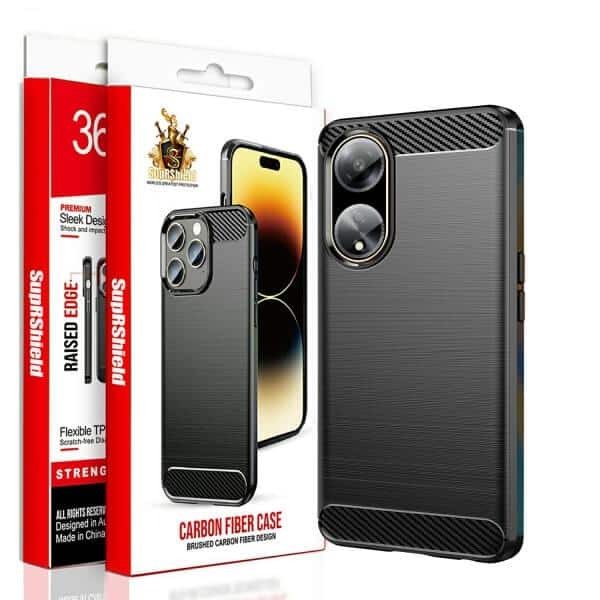 For Oppo Case Shockproof Heavy Duty Rugged Anti Knock Back Cover (Black)