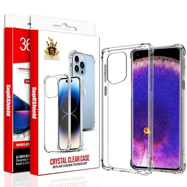 For Oppo All Models Clear Transparent Case Cover