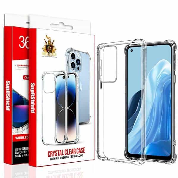 Oppo Find X5 Lite Clear Case Shockproof Heavy Duty Tough Gel Transparent Air Cushion Bumper Cover