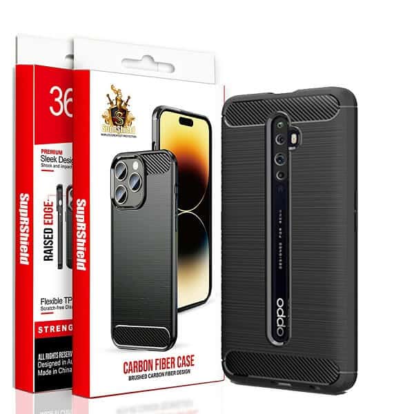 For Oppo Case Shockproof Heavy Duty Rugged Anti Knock Back Cover (Black)