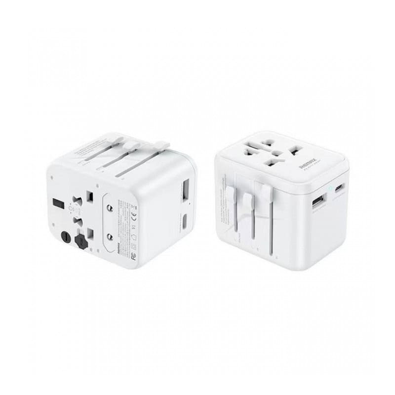 REMAX RP-U23 Astro Series 12W 2.4A Multifunctional Universal UK/EU/US/AU Ports Travel Charger Adapter
