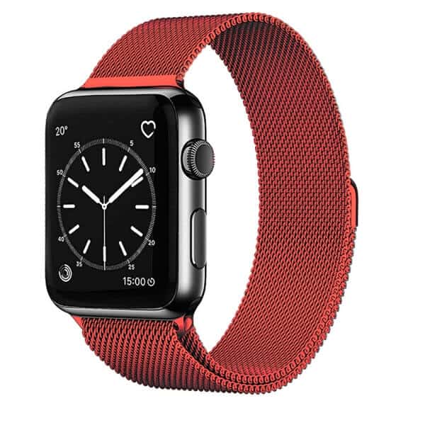 Apple Watch Series 10 /9/8 /7 /SE /6 /5 /4 /3 /2 /1 Ultra 2 Milanese Stainless Steel Loop Strap Replacement Wrist Band 38mm 40mm 41mm 42mm 44mm 45mm 46mm 49mm
