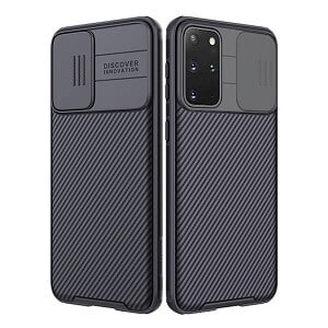 Samsung Galaxy S20 Plus Case, Nillkin CamShield Series Slim Stylish Protective Case With Slide Camera Cover - Black */*