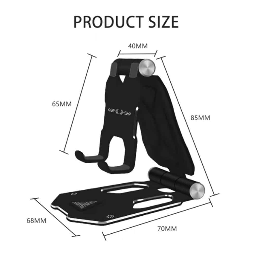Aluminium Foldable Desktop Cell Phone Smartphone Stand Bracket Phone Desktop Bracket Small Tab /iPad