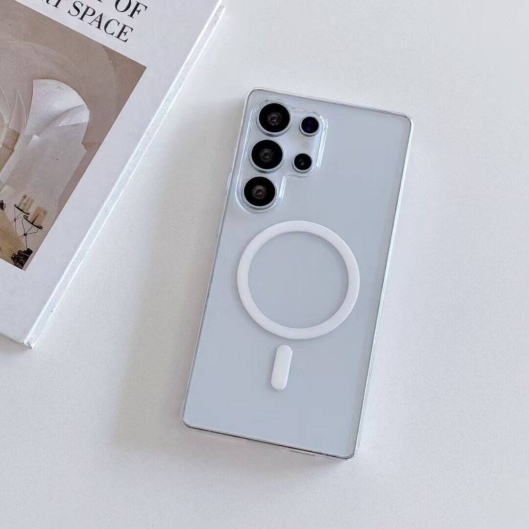 For Samsung Galaxy S24 Ultra / S25 Ultra Anti Glare Matte Hard TPU Clear MagSafe Case Cover