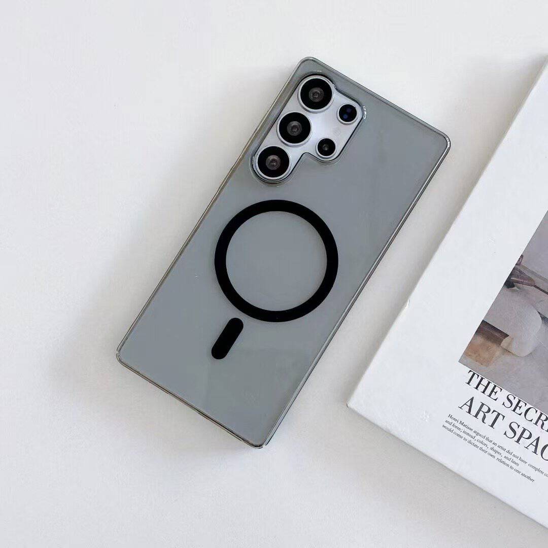 For Samsung Galaxy S24 Ultra / S25 Ultra Anti Glare Matte Hard TPU Clear MagSafe Case Cover