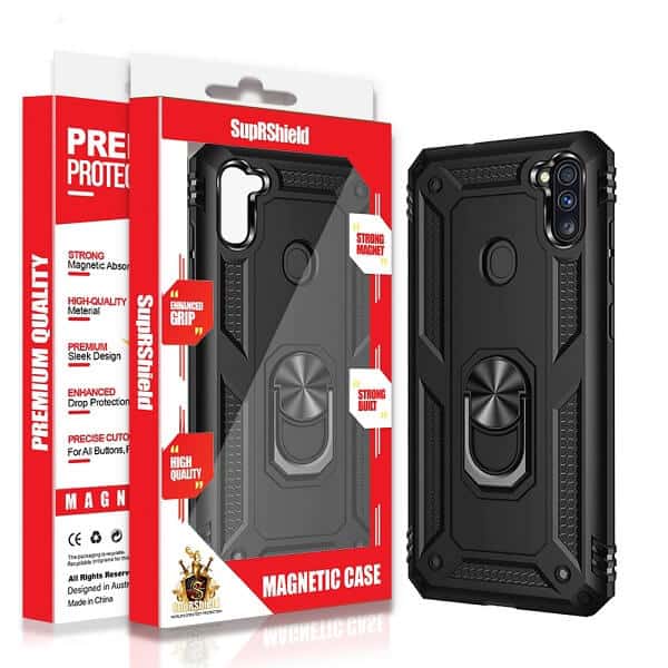 For Samsung Galaxy Magnetic Ring Rugged Shockproof Case Heavy Duty Protective Back Cover