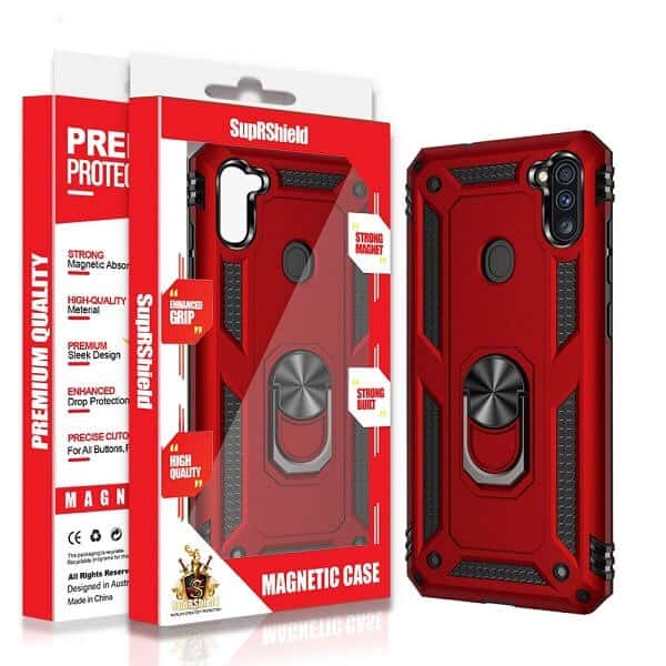 For Samsung Galaxy Magnetic Ring Rugged Shockproof Case Heavy Duty Protective Back Cover