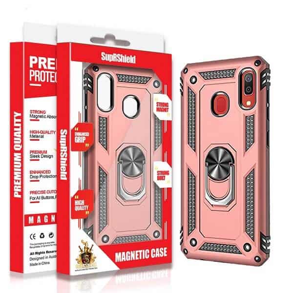 For Samsung Galaxy Magnetic Ring Rugged Shockproof Case Heavy Duty Protective Back Cover