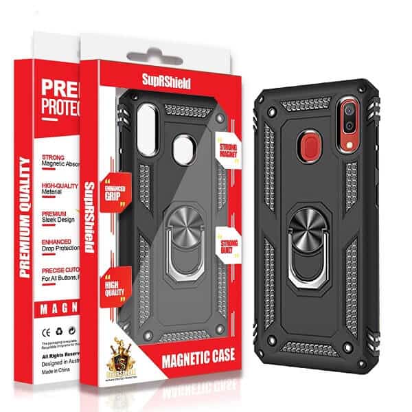 For Samsung Galaxy Magnetic Ring Rugged Shockproof Case Heavy Duty Protective Back Cover