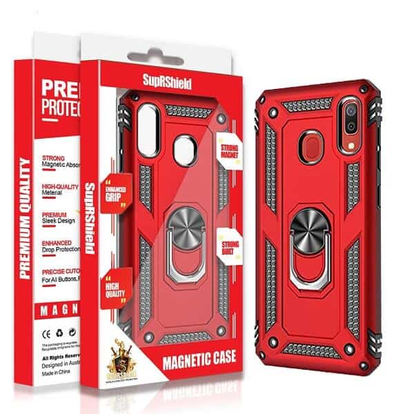 For Samsung Galaxy Magnetic Ring Rugged Shockproof Case Heavy Duty Protective Back Cover