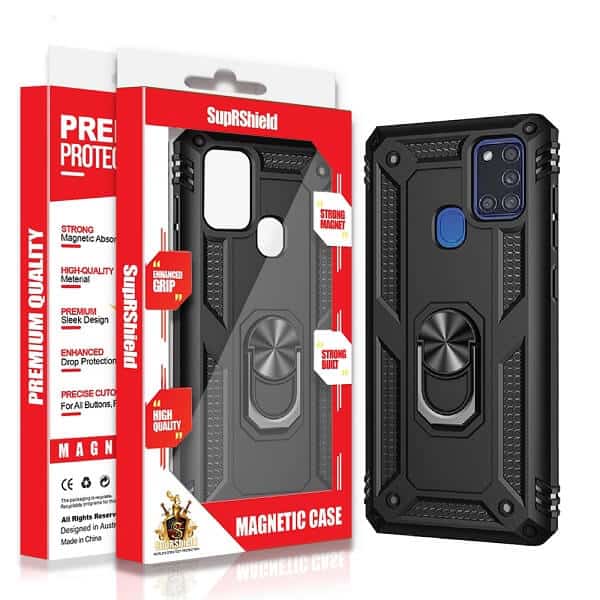 For Samsung Galaxy Magnetic Ring Rugged Shockproof Case Heavy Duty Protective Back Cover