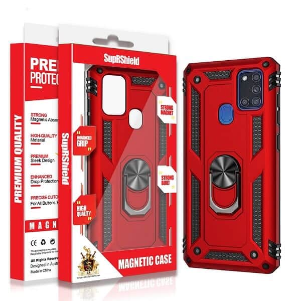 For Samsung Galaxy Magnetic Ring Rugged Shockproof Case Heavy Duty Protective Back Cover