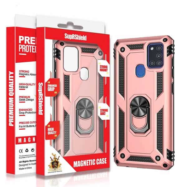 For Samsung Galaxy Magnetic Ring Rugged Shockproof Case Heavy Duty Protective Back Cover