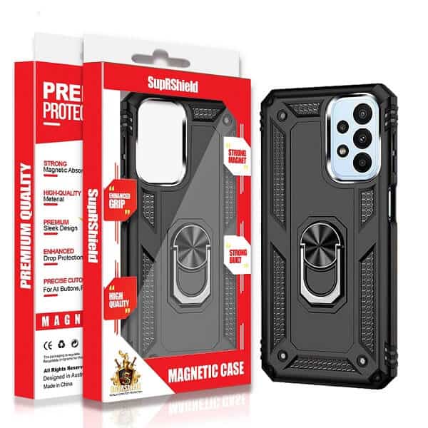 For Samsung Galaxy Magnetic Ring Rugged Shockproof Case Heavy Duty Protective Back Cover