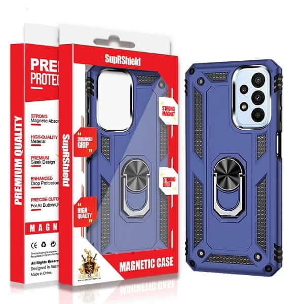 For Samsung Galaxy Magnetic Ring Rugged Shockproof Case Heavy Duty Protective Back Cover