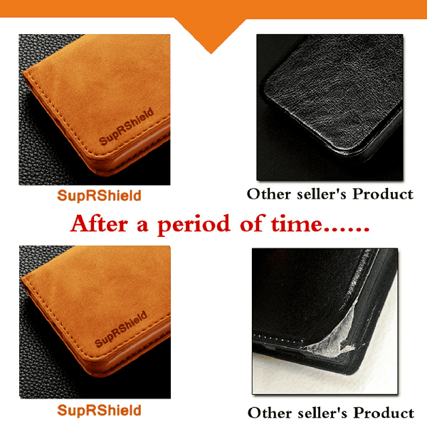 Samsung Galaxy A23 4G Wallet Case Flip Leather Card Slots Magnetic Stand Cover (Black)