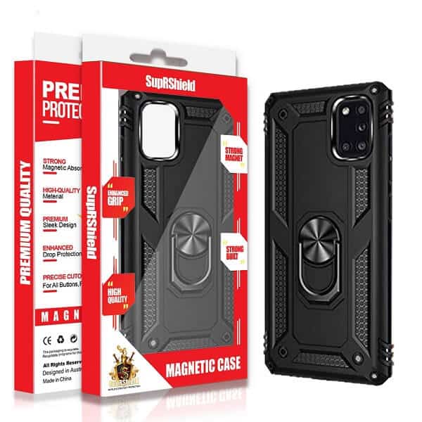 For Samsung Galaxy Magnetic Ring Rugged Shockproof Case Heavy Duty Protective Back Cover