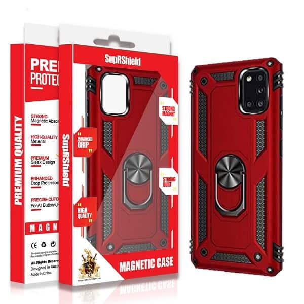 For Samsung Galaxy Magnetic Ring Rugged Shockproof Case Heavy Duty Protective Back Cover