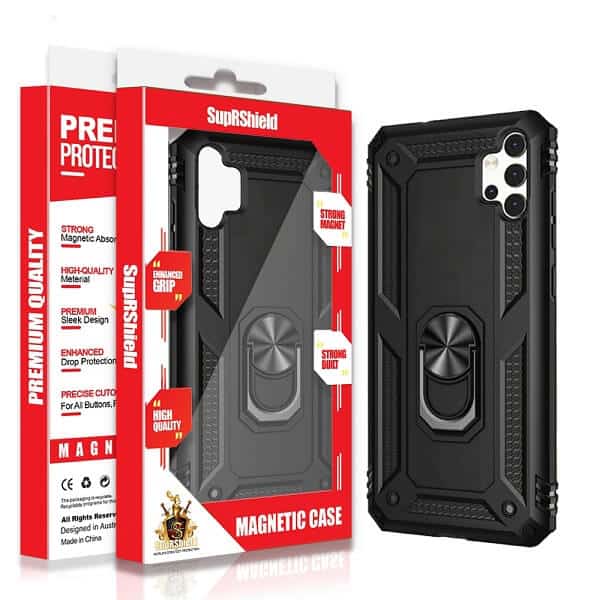 For Samsung Galaxy Magnetic Ring Rugged Shockproof Case Heavy Duty Protective Back Cover