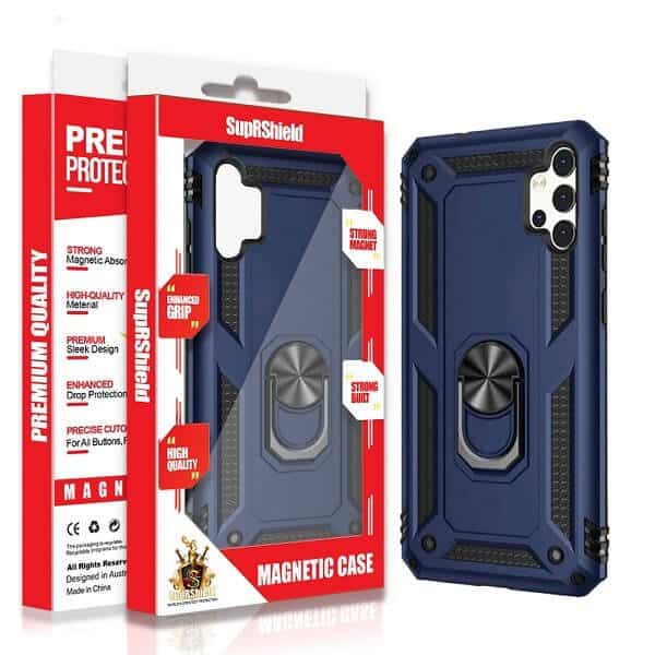 For Samsung Galaxy Magnetic Ring Rugged Shockproof Case Heavy Duty Protective Back Cover