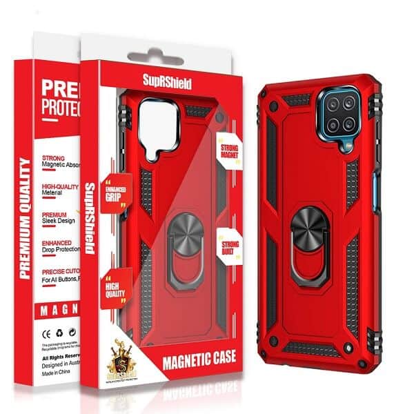 For Samsung Galaxy Magnetic Ring Rugged Shockproof Case Heavy Duty Protective Back Cover