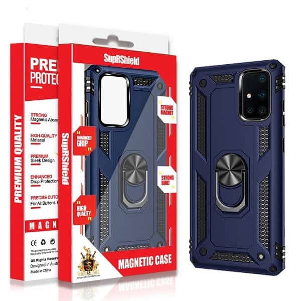 For Samsung Galaxy Magnetic Ring Rugged Shockproof Case Heavy Duty Protective Back Cover