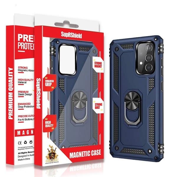 For Samsung Galaxy Magnetic Ring Rugged Shockproof Case Heavy Duty Protective Back Cover