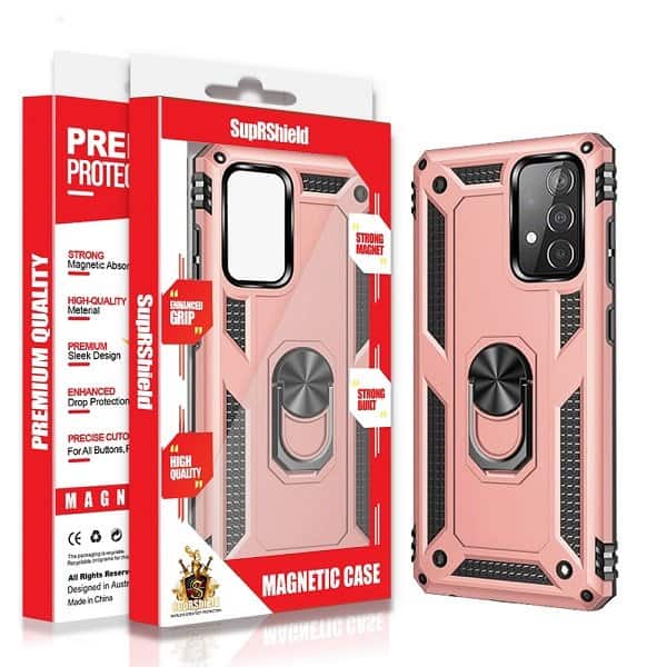 For Samsung Galaxy Magnetic Ring Rugged Shockproof Case Heavy Duty Protective Back Cover