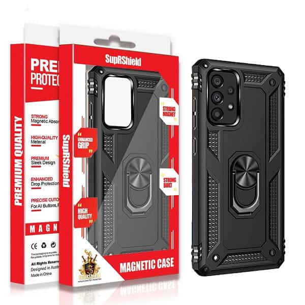 For Samsung Galaxy Magnetic Ring Rugged Shockproof Case Heavy Duty Protective Back Cover