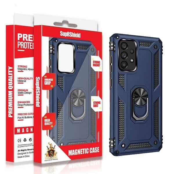 For Samsung Galaxy Magnetic Ring Rugged Shockproof Case Heavy Duty Protective Back Cover