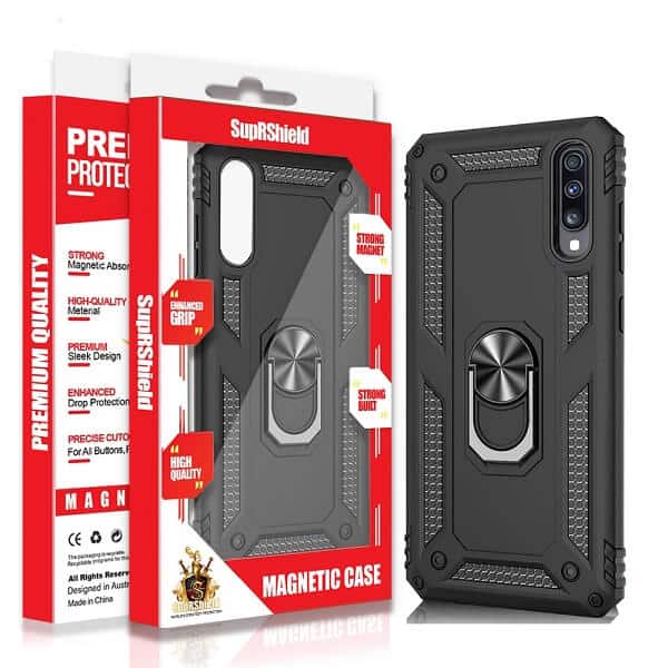 For Samsung Galaxy Magnetic Ring Rugged Shockproof Case Heavy Duty Protective Back Cover