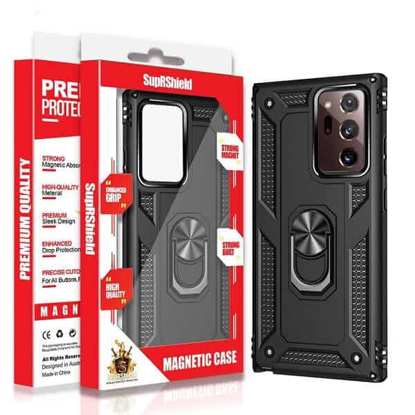 For Samsung Galaxy Note Magnetic Ring Rugged Shockproof Heavy Duty Protective Back Cover