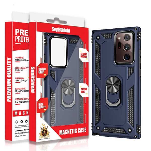 For Samsung Galaxy Note Magnetic Ring Rugged Shockproof Heavy Duty Protective Back Cover