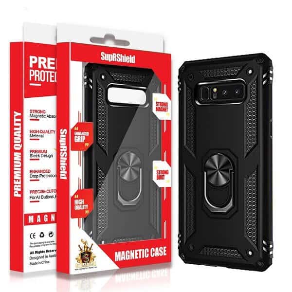 For Samsung Galaxy Note Magnetic Ring Rugged Shockproof Heavy Duty Protective Back Cover