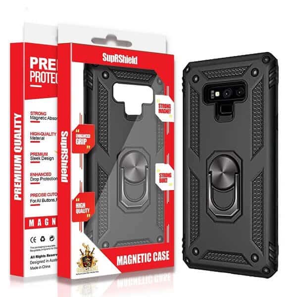 For Samsung Galaxy Note Magnetic Ring Rugged Shockproof Heavy Duty Protective Back Cover