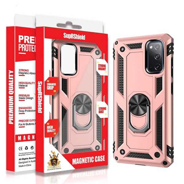 For Samsung Galaxy Note Magnetic Ring Rugged Shockproof Heavy Duty Protective Back Cover