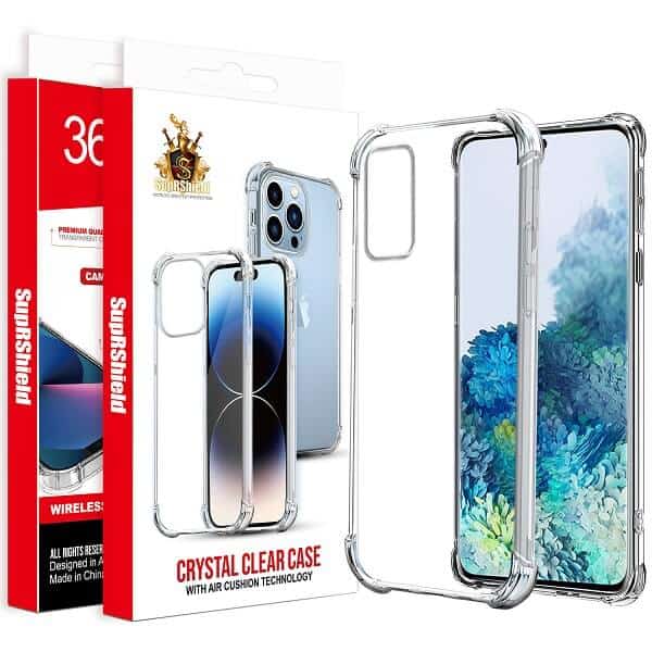For Samsung Galaxy S Series Clear Case Shockproof Tough Gel Clear Transparent Air Cushion Cover