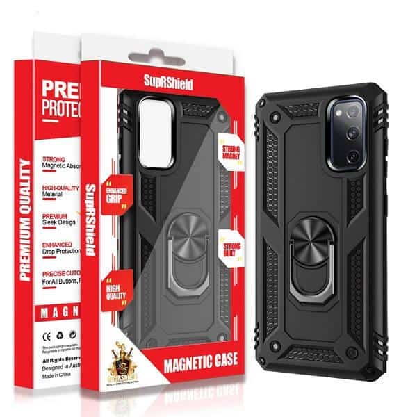 For Samsung Galaxy Magnetic Ring Rugged Shockproof Heavy Duty Protective Back Cover