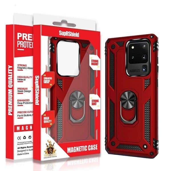 For Samsung Galaxy Magnetic Ring Rugged Shockproof Heavy Duty Protective Back Cover